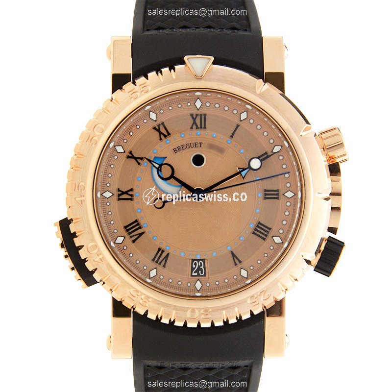 Breguet 5847BR/32/5ZV MARINE Automatic 18kt Rose Gold