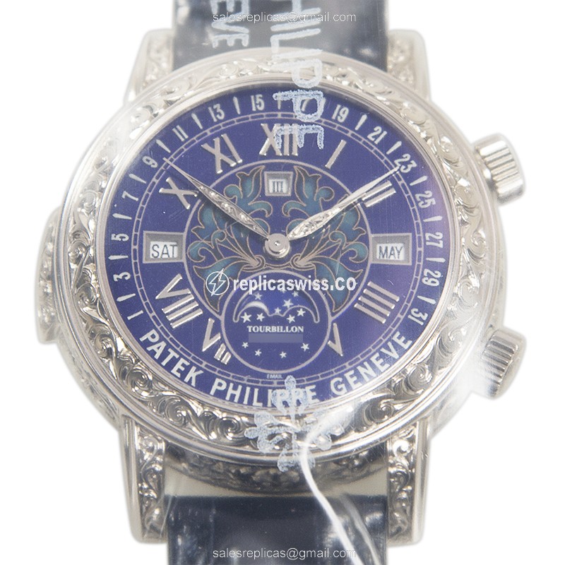 Patek Philippe 6002G-001 GRAND COMPLICATIONS Manual Wind 18kt White Gold