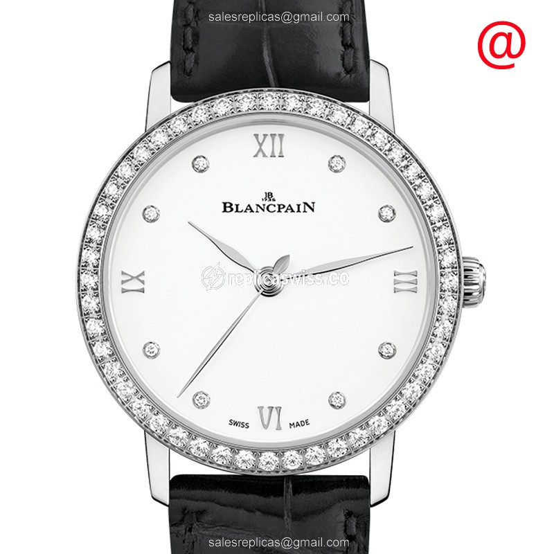 Blancpain 6104-4628-95A VILLERET Automatic Stainless Steel & Diamonds