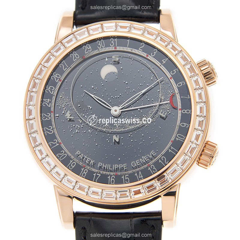 Patek Philippe 6104R-001 GRAND COMPLICATIONS Automatic 18kt Rose Gold & Diamonds