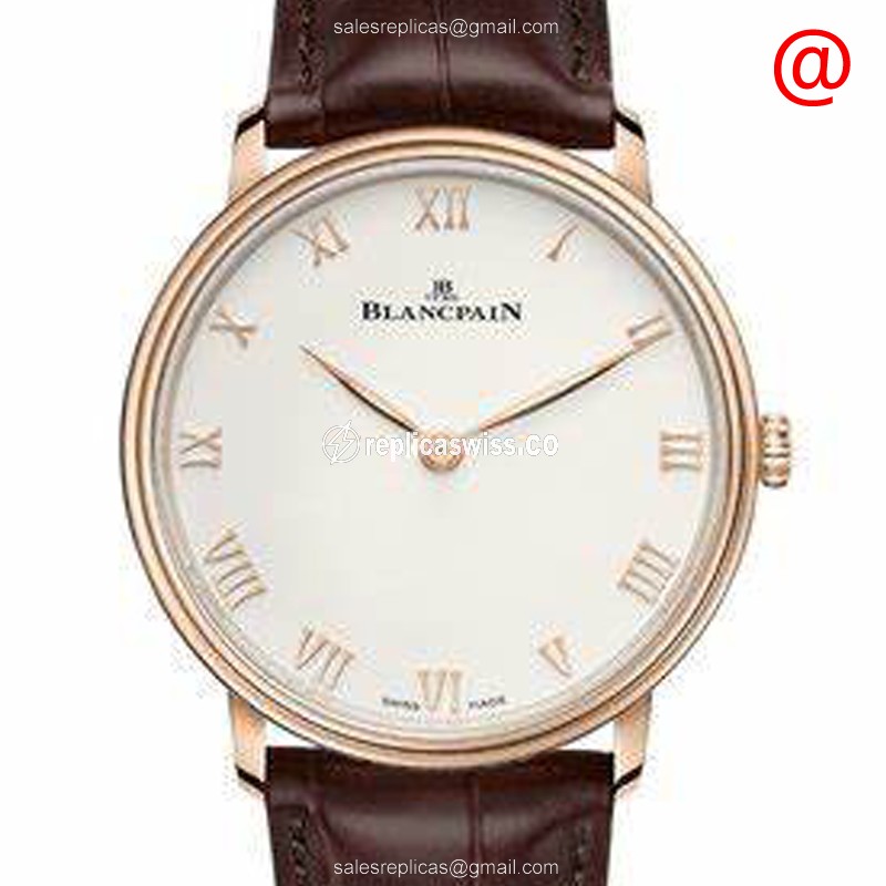 Blancpain 6605-3642-55A VILLERET Automatic 18kt Rose Gold