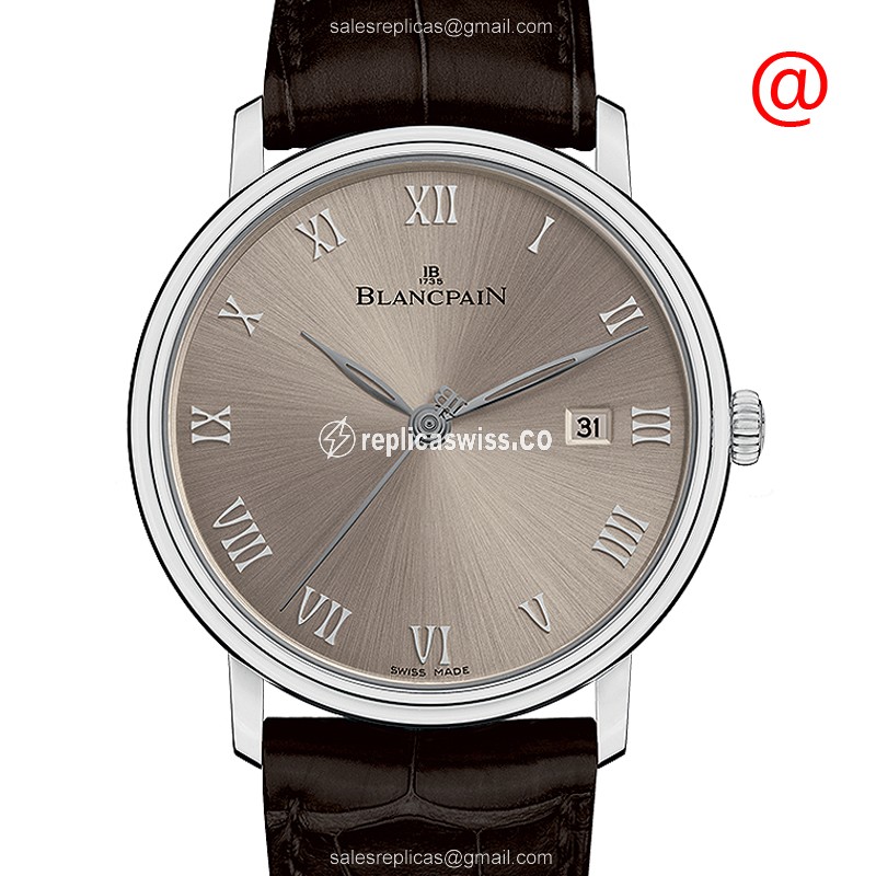Blancpain 6651-1504-55B VILLERET Automatic 18kt White Gold