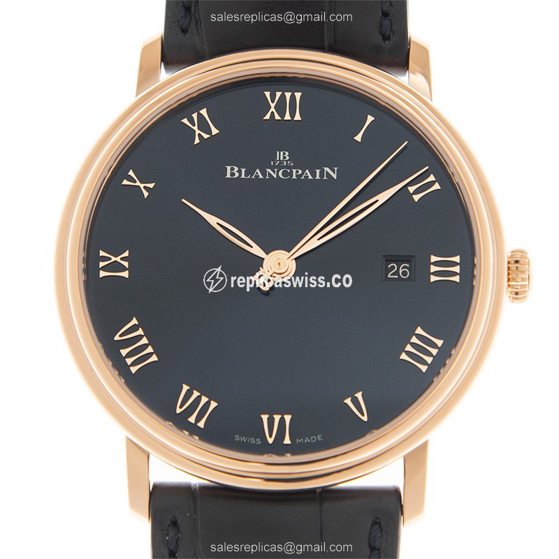 Blancpain 6651-3640-55B CLASSIC Manual Wind 18kt Rose Gold