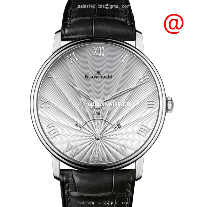 Blancpain 6653-1542-55B VILLERET Automatic 18kt White Gold