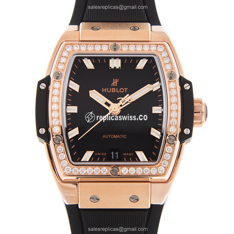 Hublot 665.OX.1180.RX.1204 BIG BANG Automatic 18kt Rose Gold & Diamonds