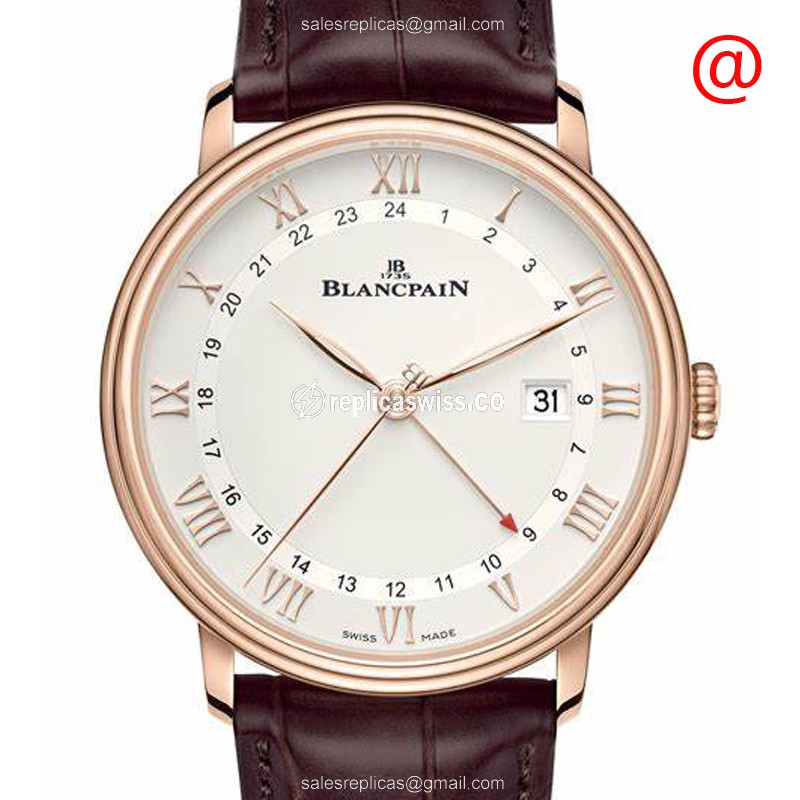 Blancpain 6662-3642-55A VILLERET Automatic 18kt Rose Gold