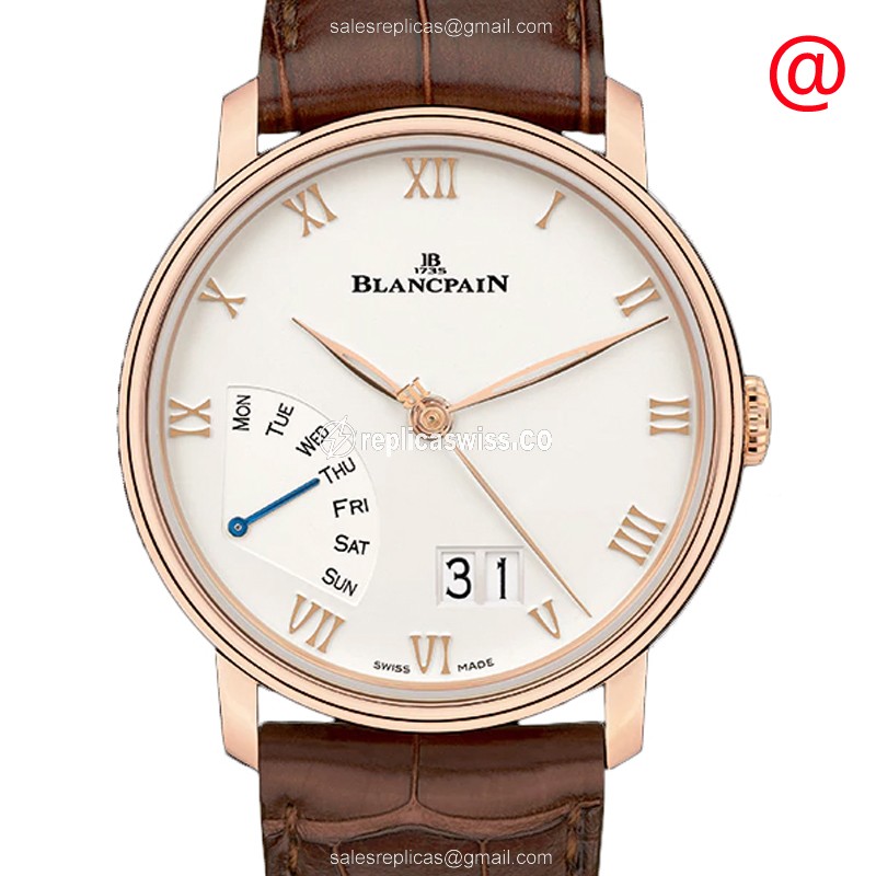 Blancpain 6668-3642-55B VILLERET Automatic 18kt Rose Gold