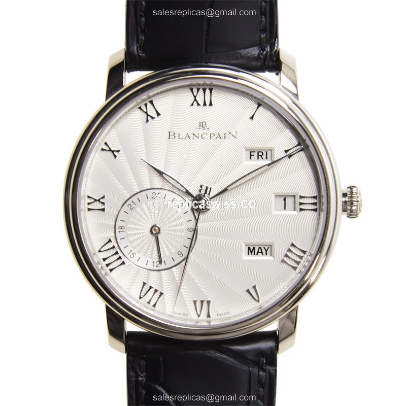 Blancpain 6670-1542-55B VILLERET Automatic 18kt White Gold