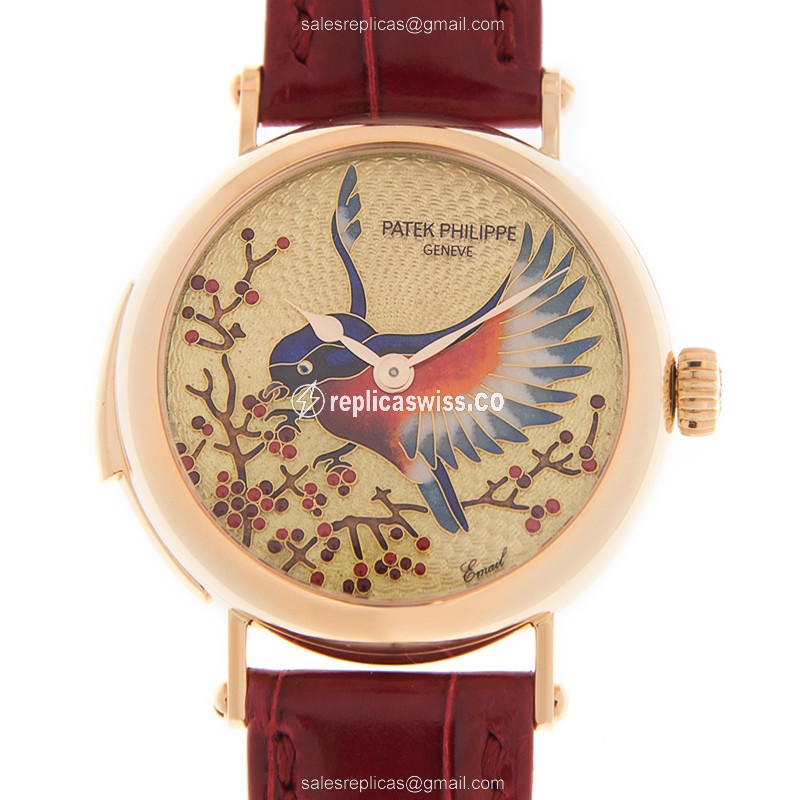 Patek Philippe 7000/50R-001 RARE HANDCRAFTS Automatic 18kt Rose Gold
