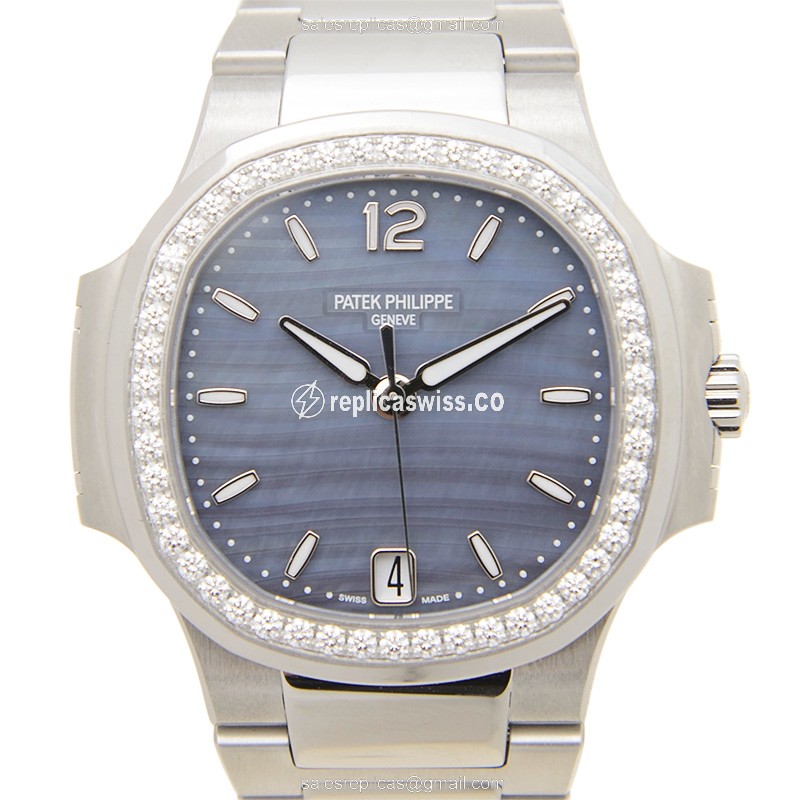 Patek Philippe 7018/1A-010 NAUTILUS Automatic Stainless Steel & Diamonds
