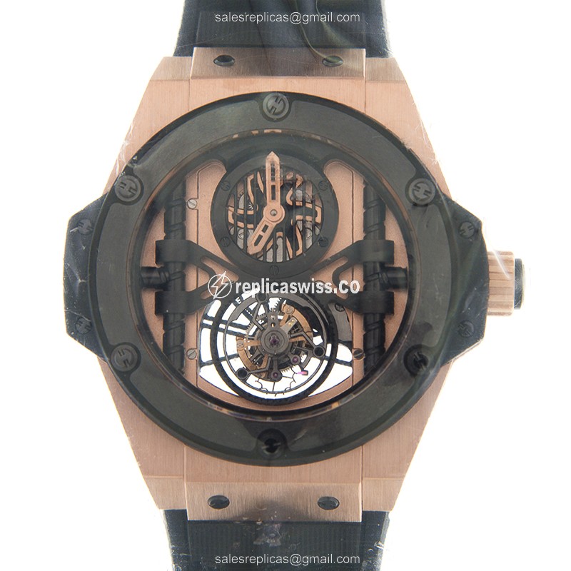 Hublot 705.OM.0007.RX KING POWER UNICO Manual Wind 18kt Rose Gold