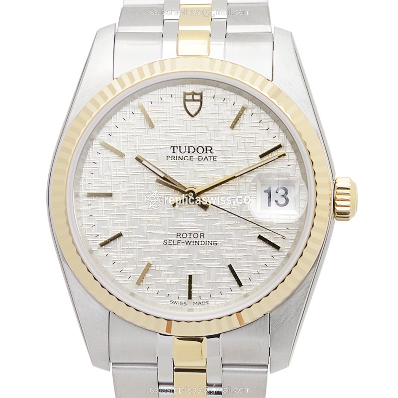 Tudor 74033-62473-SVCL PRICE DATE-DAY Automatic 18kt Gold & Steel