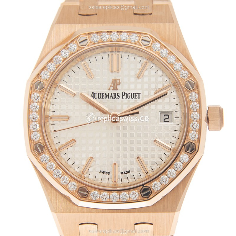 Audemars Piguet 77351OR.ZZ.1261OR.01 Automatic 18kt Rose Gold & Diamonds