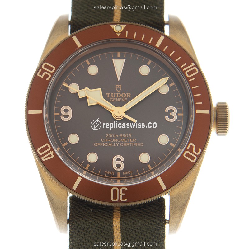 Tudor 79250BM-CANVAS STRAP (DISCONTINUED) BLACK BAY BRONZE Automatic Bronze