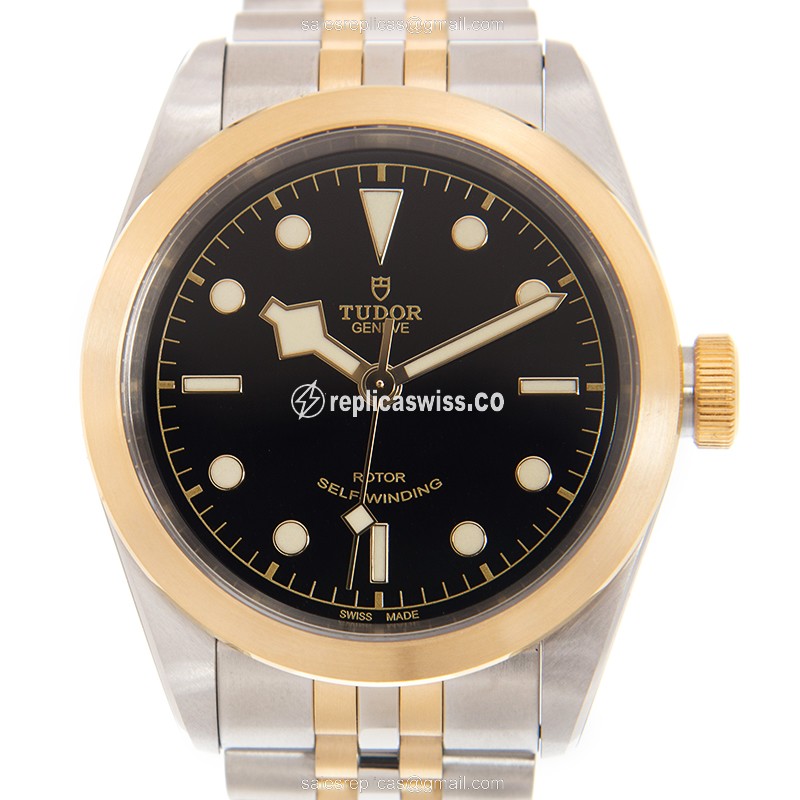 Tudor 79543BK BLACK BAY Automatic Gold & Steel