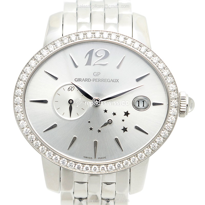 Girard Perregaux 80486D11A36111A CATS EYE Automatic Stainless Steel & Diamonds