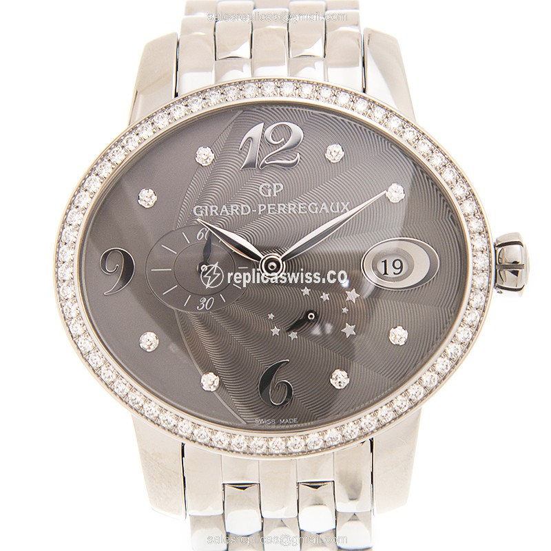 Girard Perregaux 80486D11A862-11A CATS EYE Automatic Stainless Steel & Diamonds