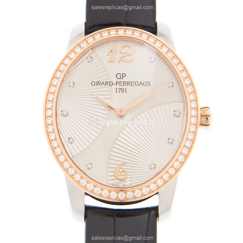 Girard Perregaux 80493D56A162-CK6A CATS EYE Automatic 18kt Rose Gold & Diamonds