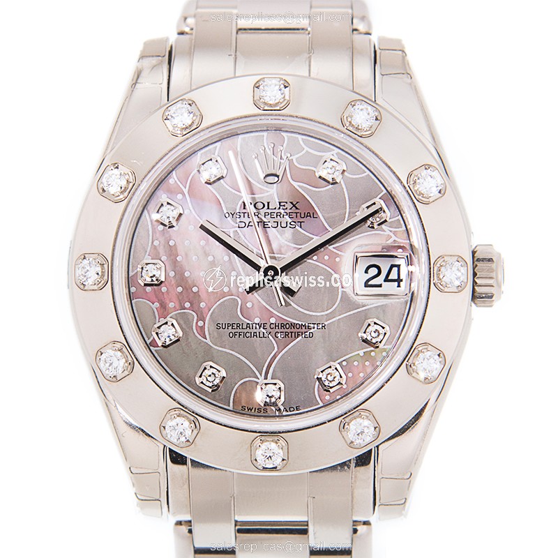 Rolex 81319NGDR DATEJUST Automatic 18kt White Gold & Diamond