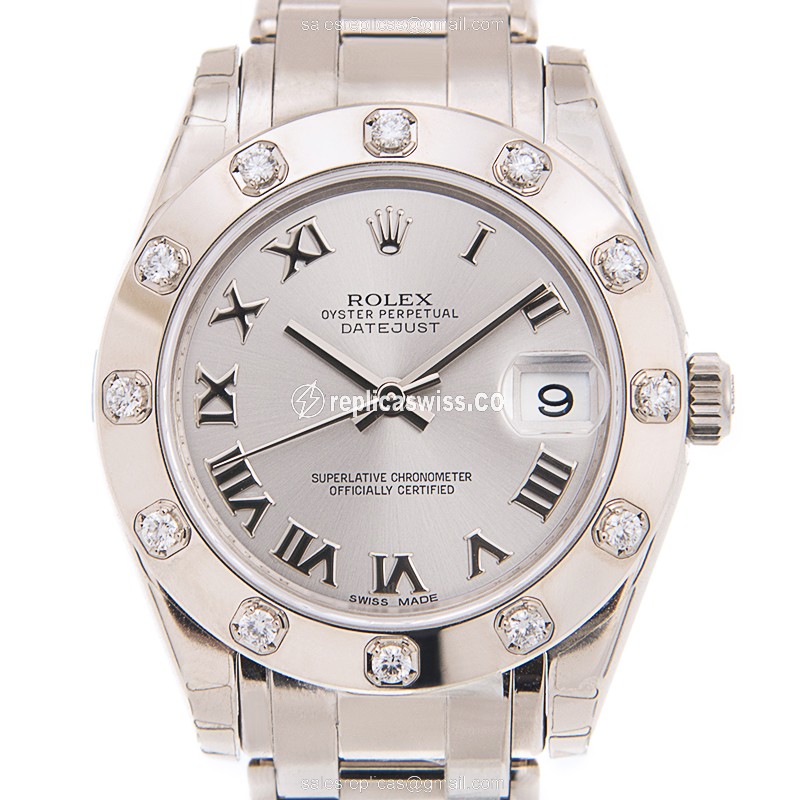 Rolex 81319SVRN DATEJUST Automatic 18kt White Gold & Diamond