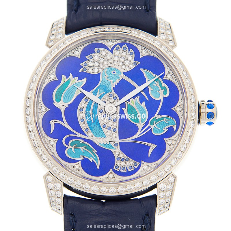 Ulysse Nardin 8150-112/HUP CLASSIC Automatic 18kt White Gold & Diamond
