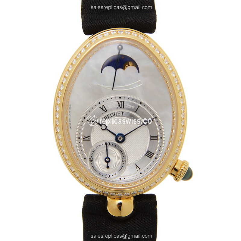 Breguet 8908BA/52/864/D00D REINE DE NAPLES Automatic 18kt Gold & Diamond