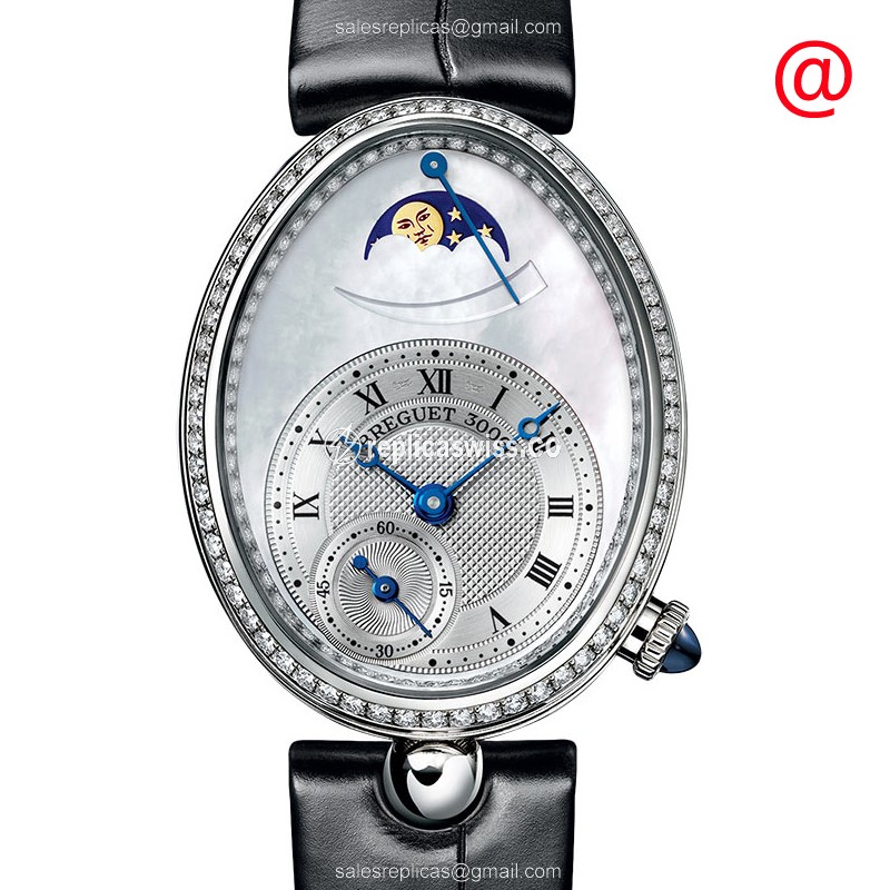 Breguet 8908BB/52/964/D00D3L REINE DE NAPLES Automatic 18kt White Gold & Diamond