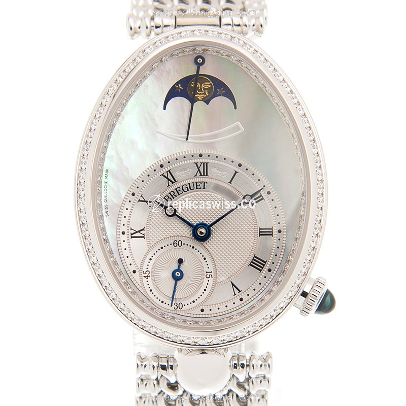 Breguet 8908BB/52/J20/D000 REINE DE NAPLES Automatic 18kt White Gold & Diamond