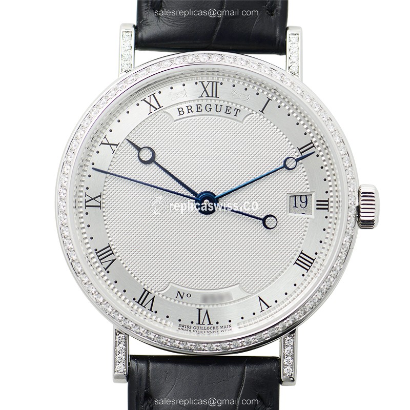 Breguet 9068BB/12/976/DD00 CLASSIC Automatic 18kt White Gold & Diamond
