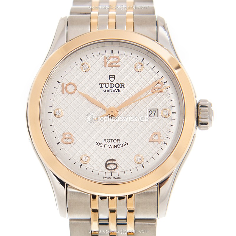 Tudor 91351-67011-6DI-SV 1926 Automatic 18kt Rose Gold & Steel