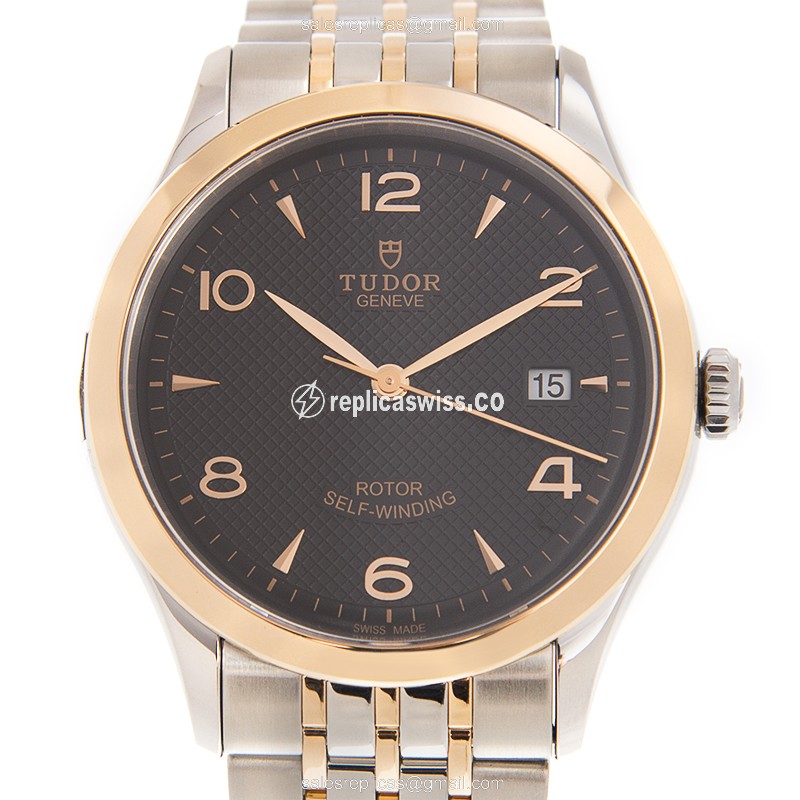 Tudor 91551-67051-BK 1926 Automatic 18kt Rose Gold & Steel