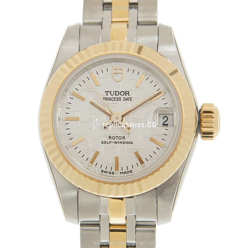 Tudor 92513-62423-SVCL PRINCESS DATE Automatic 18kt Gold & Steel