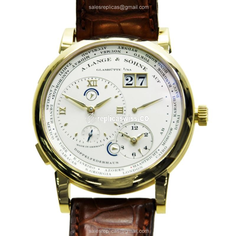 A Lange & Sohne 116.021 GRAND LANGE Manual Wind 18kt Yellow Gold