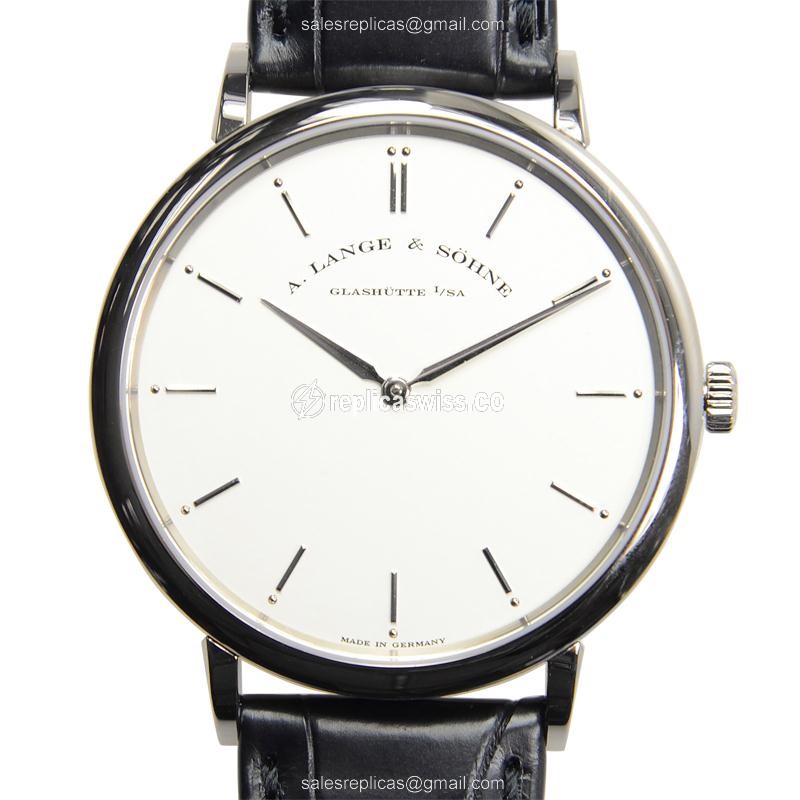 A Lange & Sohne 211.026 SAXONIA Manual Wind 18kt White Gold