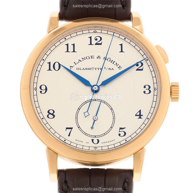 A Lange & Sohne 297.032 1815 CHRONOGRAPH Manual Wind 18kt Rose Gold