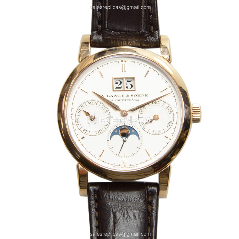 A Lange & Sohne 330.032E SAXONIA Automatic 18kt Rose Gold