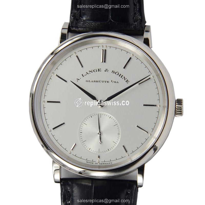 A Lange & Sohne 380.026 SAXONIA Automatic 18kt White Gold