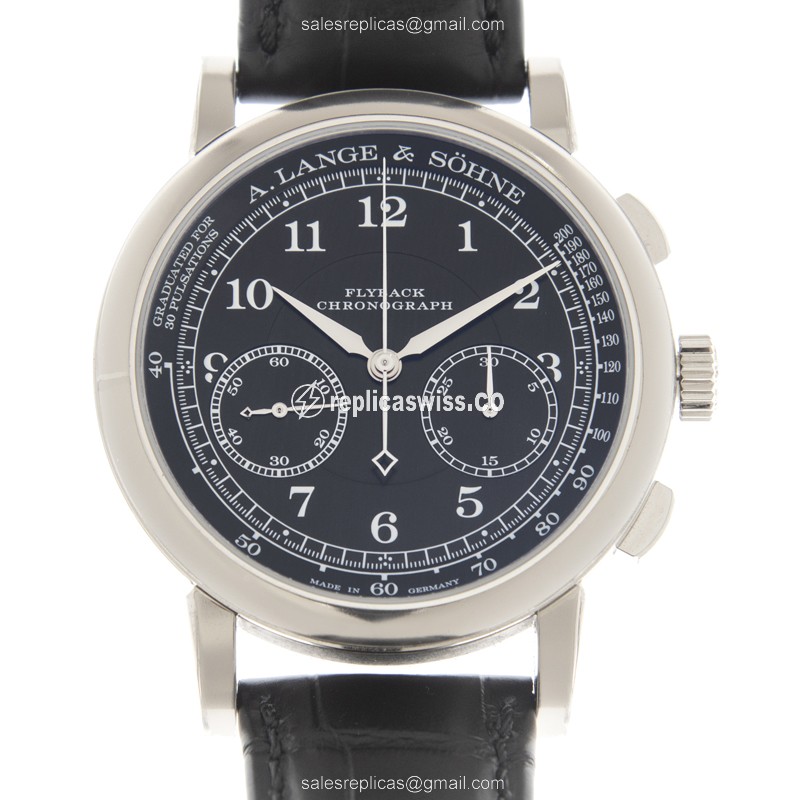 A Lange & Sohne 414.028 1815 CHRONOGRAPH Automatic 18kt White Gold