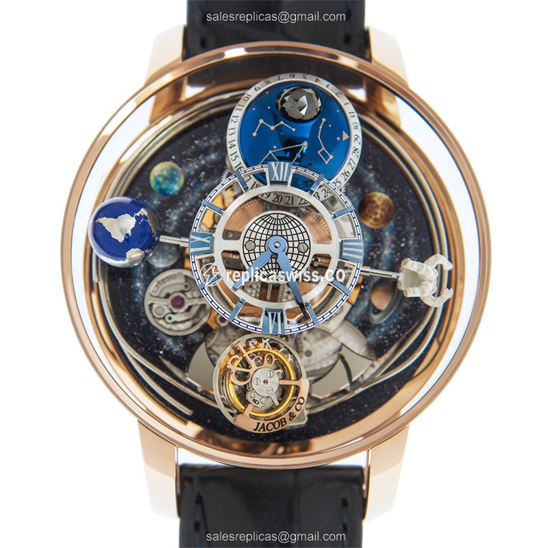 Jacob & Co AM500.40.AC.SD.CGE4S ASTRONOMIA Manual Wind 18kt Rose Gold