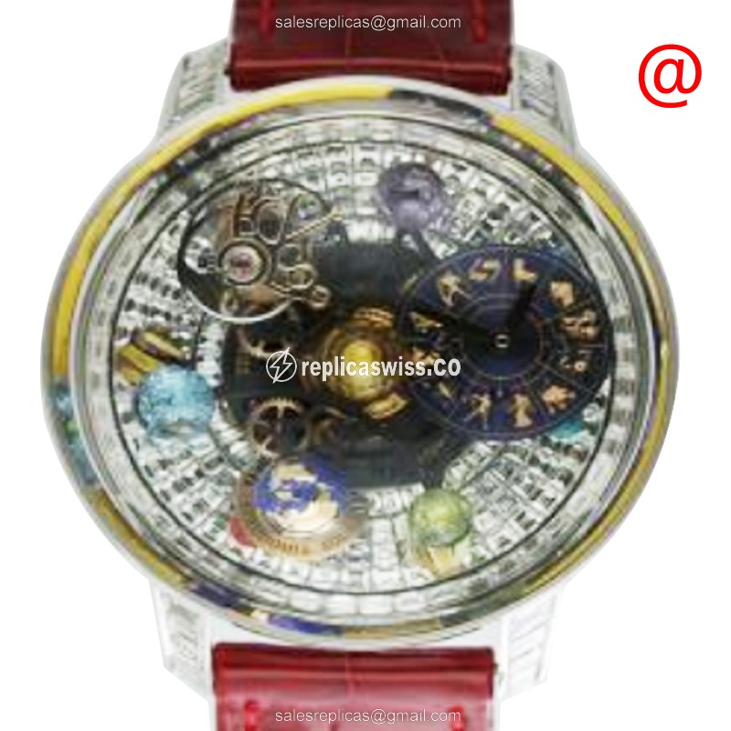Jacob & Co AS910.30.BD.BD.A ASTRONOMIA SOLAR Manual Wind 18kt White Gold