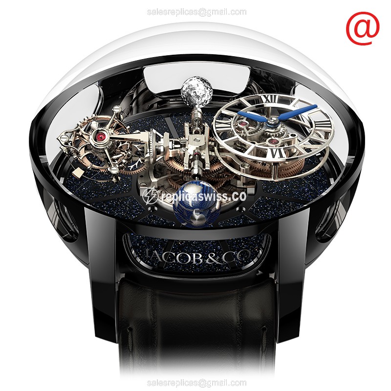 Jacob & Co AT100.31.AC.SD.BCA4D ASTRONOMIA Manual Wind 18kt White Gold