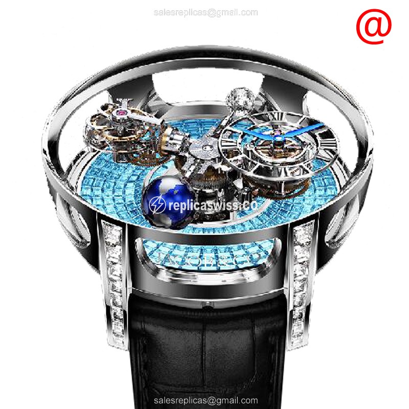 Jacob & Co AT800.30.BD.BI.BFL4D ASTRONOMIA Manual Wind 18kt White Gold