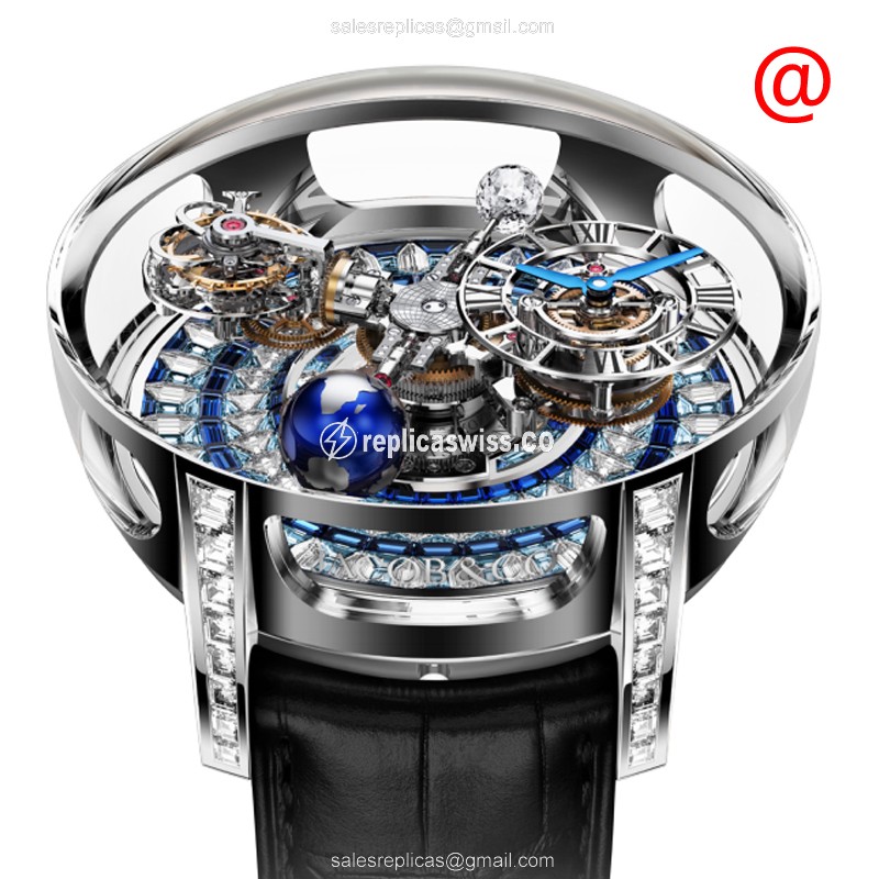 Jacob & Co AT800.30.BD.UI.B ASTRONOMIA Manual Wind 18kt White Gold