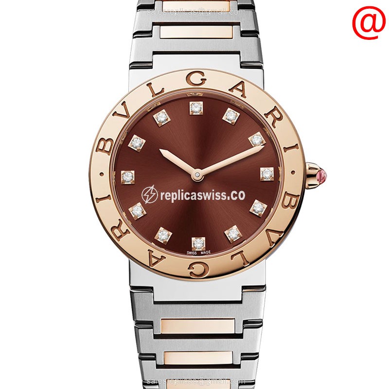 Bulgari 102157 BULGARI Automatic 18kt Rose Gold & Steel