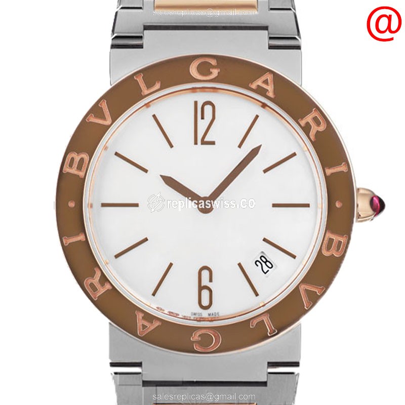 Bulgari 102925 BULGARI Automatic 18kt Rose Gold & Steel