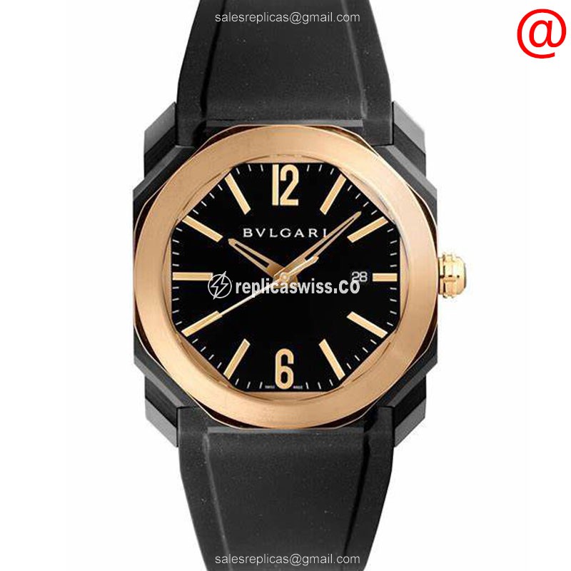Bulgari 102485 OCTO ROMA Automatic 18kt Rose Gold