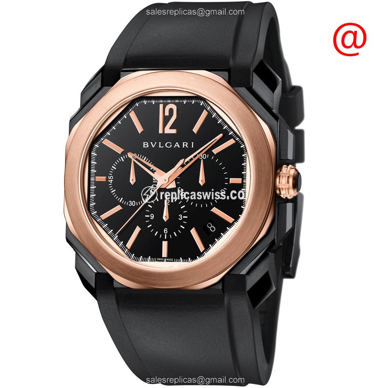 Bulgari 102488 OCTO FINISSIMO Automatic 18kt Rose Gold