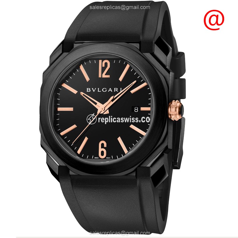 Bulgari BGO41BBSVD OCTO ROMA Automatic Ceramic & Steel