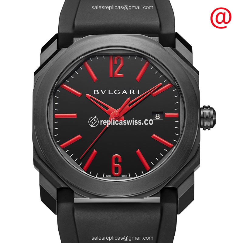 Bulgari 102738 OCTO ULTRANERO Automatic Stainless Steel