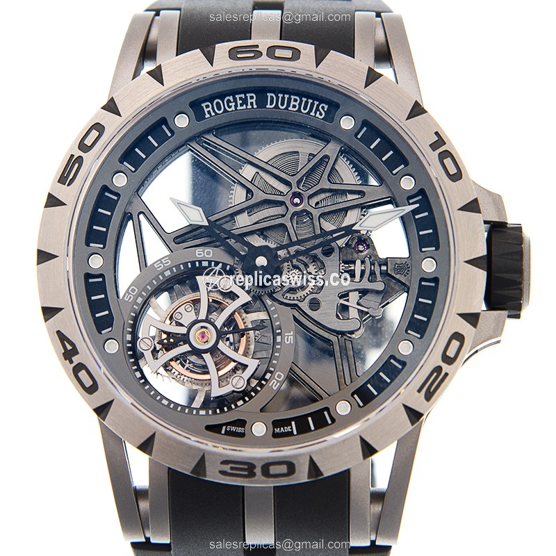 Roger Dubuis DBEX0479 EXCALIBUR Manual Wind Titanium
